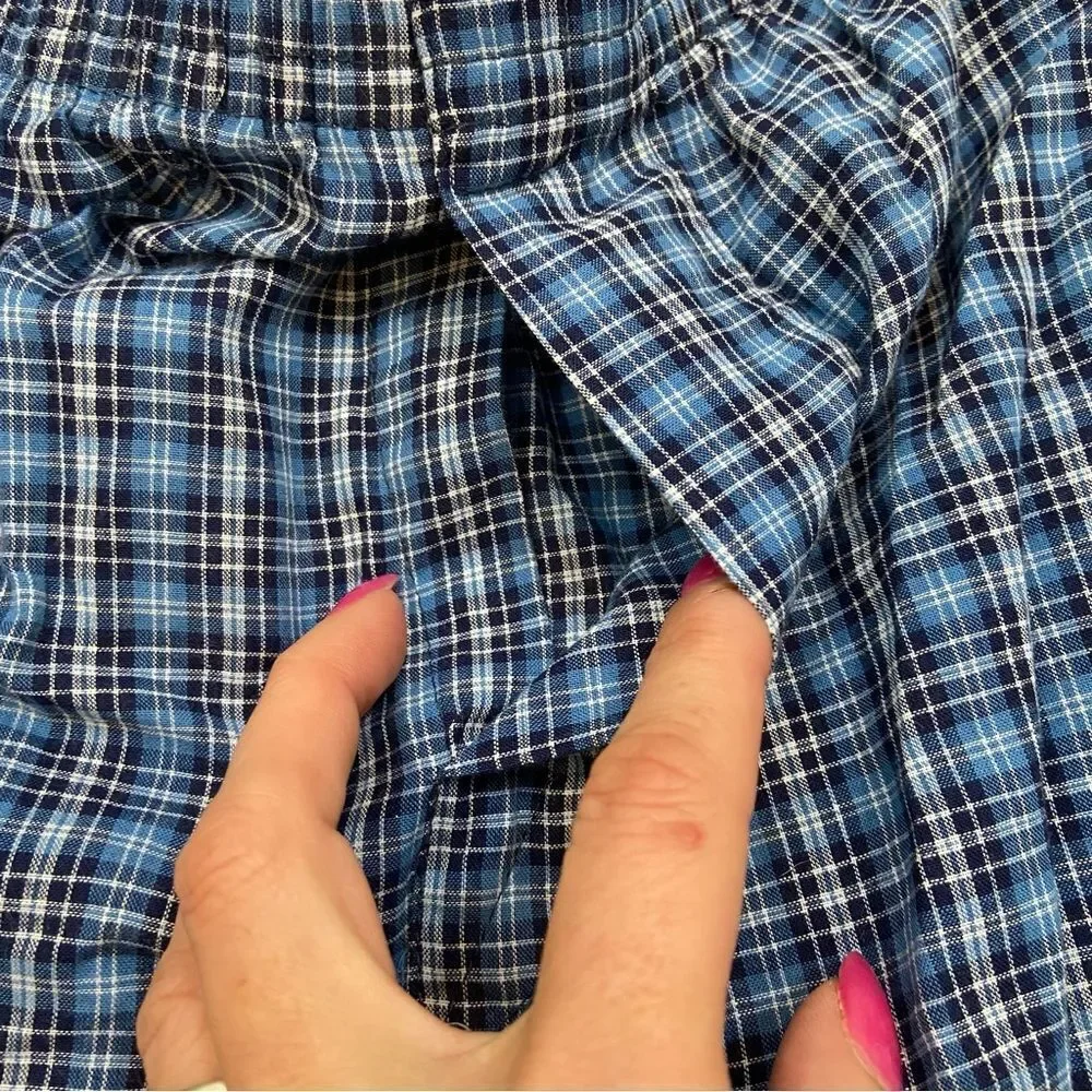 Lot of three Pairs Mens‎ Fruit of the Loom Plaid Loose Fit Boxer Shorts Small